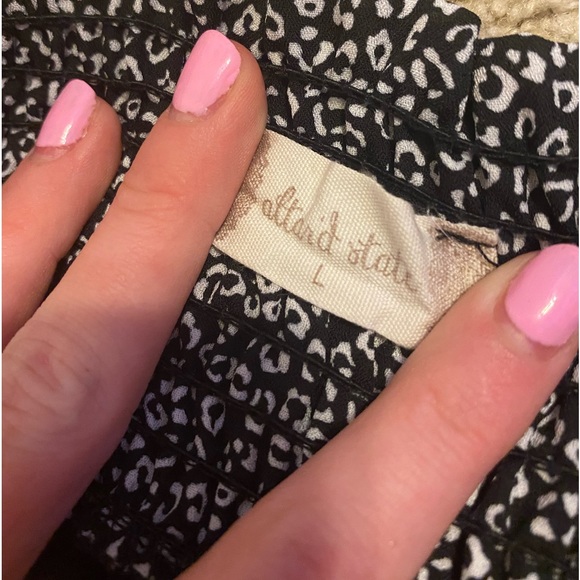 altar’d state layered cheetah print skirt - Picture 2 of 2